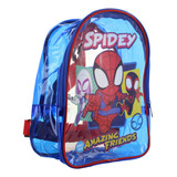 Spider Man Mochila Escolar Kinder Transparente Niño 87183