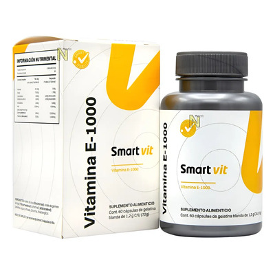 Vitamina E-1000 (60 Cápsulas De 1,2 G C\u002Fu) Smart Vit Anahuac | MercadoLibre