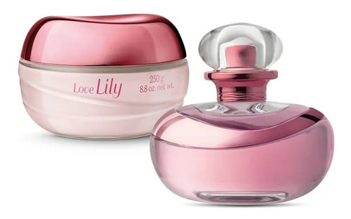 Combo Love Lily Eau De Parfum Creme Acetinado  Desodorante 