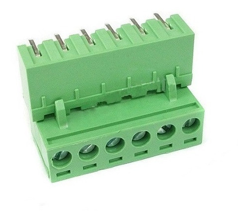 Conector Bornera 6 Pines Desmontable Enchufable 5.08mm