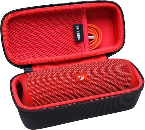 Estuche Rigido Para Jbl Flip 6 Flip 5 Altavoz Bluetooth Rojo