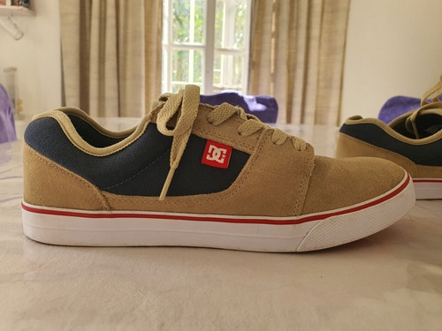 Zapatillas Dc Tonik Beige Cuero 