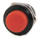 2 Pulsadores N Abierto Orif 16mm Externo 19mm 3a Rojo