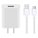 Cargador Redmi Note 7 8 9 9s Carga Rápida + Cable Tipo C 18w