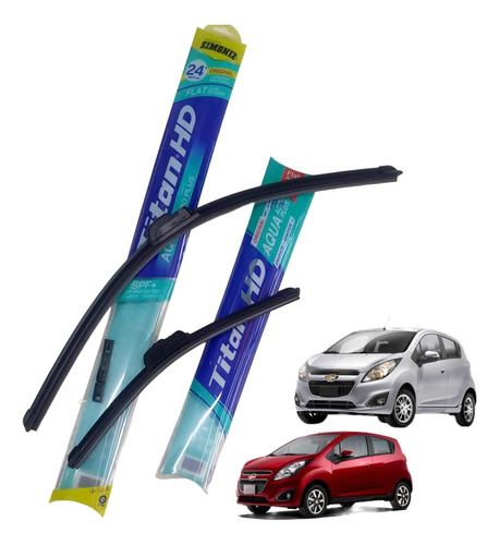 Plumilla Titan Aqua Para Chevrolet Spark Gt 2010-2017