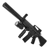 Rifle Airsoft Cyma M4 Spring Monotiro Resorte 350 Fps 6mm 