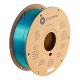 Filamento Polymaker Polylite Dual Silk Colors, 1.75mm - 1kg Color Caribbean Sea Blue-green