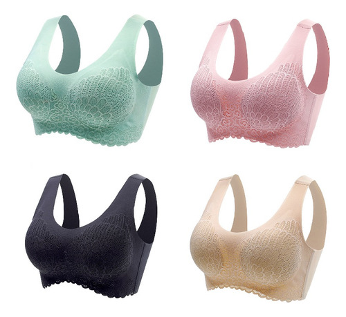 4 Bra 5d Comfort Plus Sosten Moderno Unite Breasts Barato