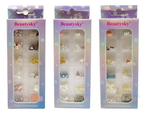 Caja Decoración Para Uñas - Accesorios De Uñas - Beautysky