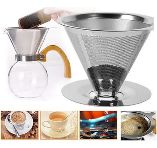 Coador De Café Inox Sem Uso De Papel 102- Filtro Ecológico