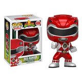 Funko Pop Power Rangers Red Ranger #406 Metallic Hot Topic