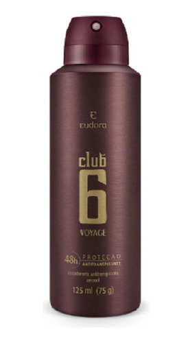 Eudora Club 6 Voyage Antitranspirante Fragrância Masculina