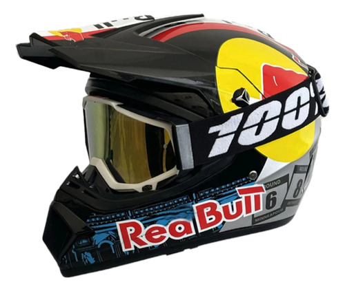 Casco De Motocross, Downhill, Enduro, Dh Red Bull