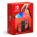 Nintendo Switch Oled 64gb Edición Especial Mario Red Japan