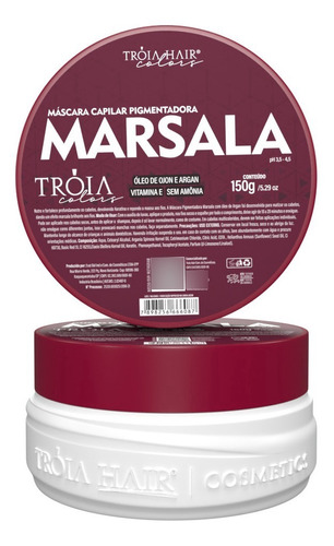 Máscara Pigmentante Tonalizante Troia Colors 150g Tróia Hair