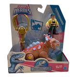 Boneco Jurassic World Dino E Humano Stegosaurus - Hasbro