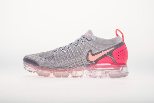 Nike Air Vapormax Flyknit 2.0 Cinza E Rosa Leia A Descrição