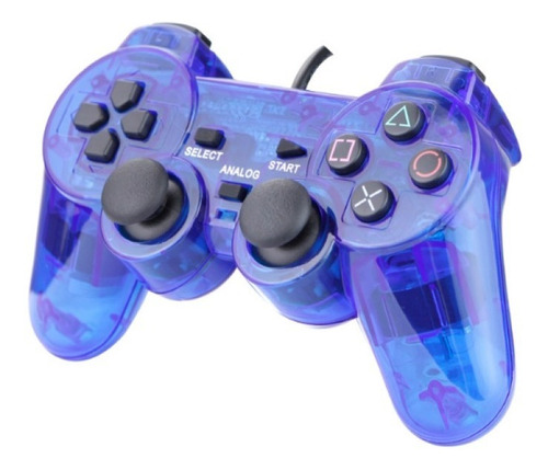 Controle Manete Ps2 Azul Amarelo Vermelho Verde Preto Branco