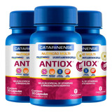 Kit 3 Polivitamínico Multi Antiox C/ 7 Nutrientes - 30 Cáps