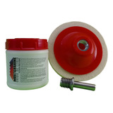 Oxido De Cerio Rojo 100g Disco Fieltro Y Adaptador Taladro