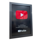 Placas Decorativas Personalizada Canal Youtube Inscritos 