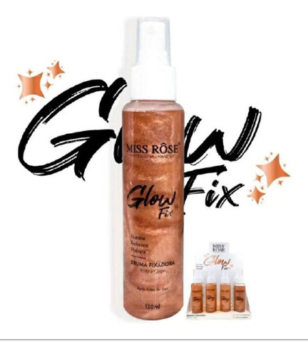 Bruma Fixadora E Iluminadora Fix Glow Miss Rôse