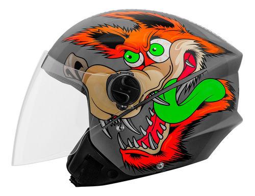 Capacete Coyote Aberto New Liberty 3 Brilhante Pro Tork