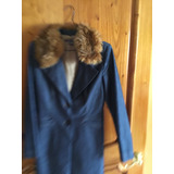 Saco Zara Con Cuello Removible De Peluche Como Nuevo 