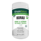 Simplenature Polvo De Borax Natural  2 Libras  Limpiador M