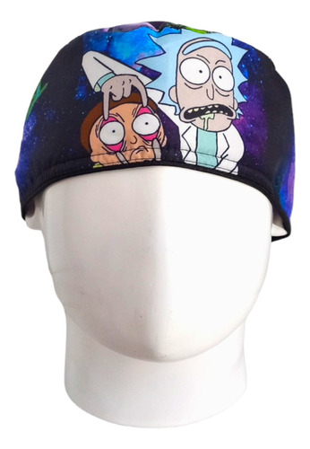 Gorro Quirúrgico Hombre + Lanyard Rick And Morty