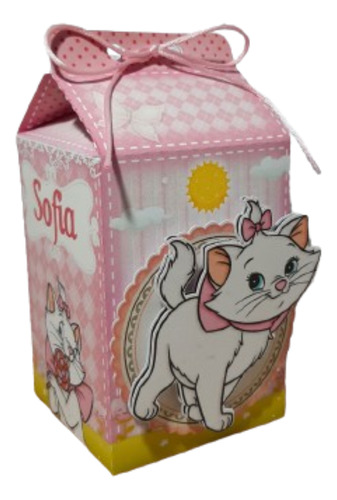 Cajita Milk Box De La Gatita Marie X 10 Unidades 