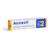 Acnezil Gel Peróxido De Benzoíla 5% P/ Cravos E Espinhas 20g