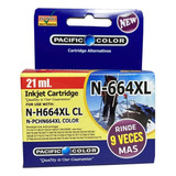 Tinta De Impresora Pacific Color Para Hp 664xl Color