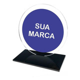 Troféu Acrílico Redondo Sem Personalização 15cm 3mm 1 Unid