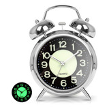 Reloj Despertador Ayrely, Analogico, De Doble Campana