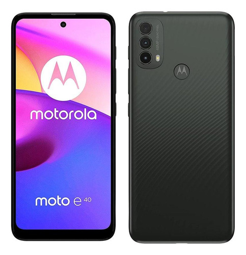 Motorola - Moto E40 64gb 4gb Ram Preto - Original