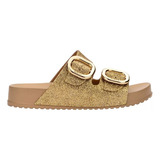 Melissa Cozy Glitter Ad Feminino Adulto Sandália Slide