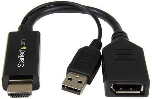  Conversor Activo Hdmi2dp Hdmi O Dvi A Displayport Negro