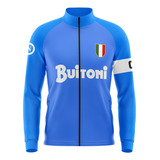 Campera Ranglan Kapho Futbol Napoli Vintage Adultos