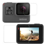 Film Gopro 5 6 7 Protector Pantalla Lente Vidrio Templado