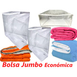 5 Bolsas Jumbo Para Edredón 58 X 58 X 26 Cm