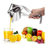 Espremedor Manual De Limão Laranja Frutas Aço Inox Portátil