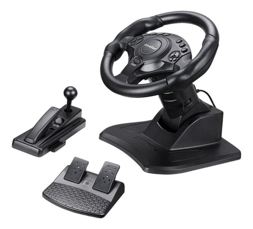 Pc Racing Wheel Pedal Games Gamepad Vibration Negro