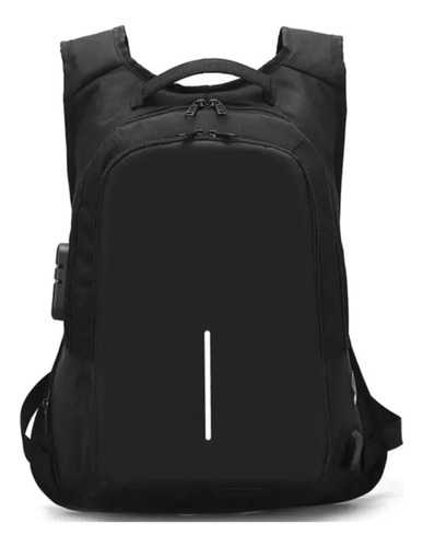 Mochila Antirrobo Porta Notebook Con Usb Impermeable Urbana