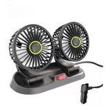 Ventilador Doble Para Auto 360° Conexión 12v Encendedor/ R&r