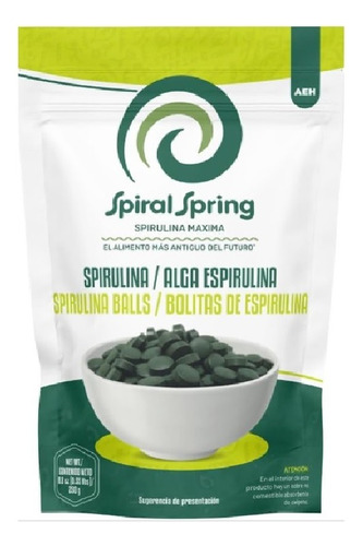 Alga Spirulina Orgánica Máxima Espirulina Natural 500 Table.