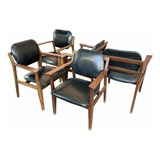 Lote De 5 Sillones Mid Century 50s Estilo Van Beuren