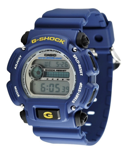 Relógio Casio G-shock Masculino Azul - Dw-9052-2dvr Cor Do Fundo Camuflado