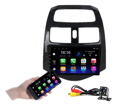 Estereo Chevrolet Android Carplay  Spark 11-15 Usb Y  Camara