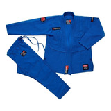 Kimono Jiu Jitsu Mkm Azul - Koral